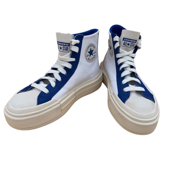 Converse Other - Converse Cruise Chuck Taylor All Star Leather Hi Sneakers, White/Blue, Men's 7